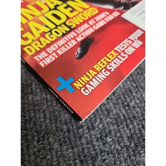 Nintendo Power Magazine Vol 224 January 2008 with Rayman Raving Rabbids 2 Poster - Picture 3 of 8